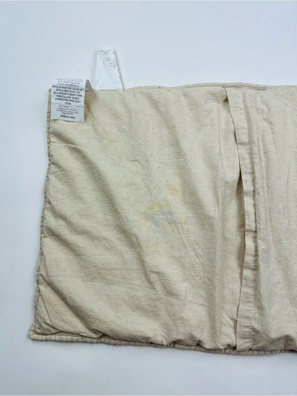 Pottery Barn Neutral Textured Linen King Pillow Sham